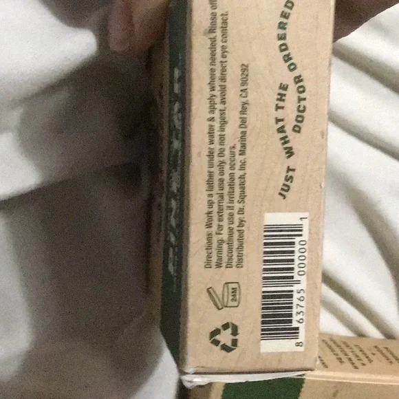 3 dr. Squatch Men’s natural soap Pine Tar oatmeal & sand heavy grit 5 oz bar box - Picture 4 of 4